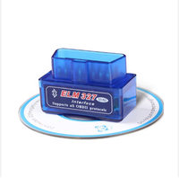 Escáner de Diagnóstico OBDII V2.1 para Automóviles, Detector de Fallas, Funciona con Batería, Plástico ABS, Lector de Códigos OBD ELM327