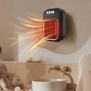 Mini calentador eléctrico portátil montado en la pared <span class=keywords><strong>para</strong></span> el hogar y ventiladores de calefacción con Control remoto, pantalla Digital de calentamiento rápido, soplador de aire caliente temporizado - Product Image 6