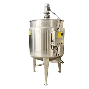 Chemical Machinery High Shear Disperse Emulsify Mixing Equipment Liquid Mixing Heating Tank Agitator Stainless Steel Mixer