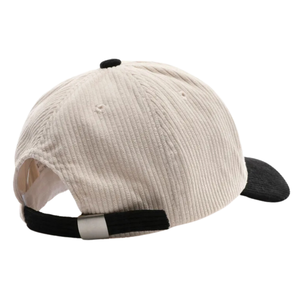 หมวกผ้าลูกฟูกปรับแต่งได้ทูโทนหมวกมี6แผงหมวกปีกโค้งแบบเรียบมี3D ปักหัวเข็มขัดสีเงินหมวกเบสบอล - Product Image 6