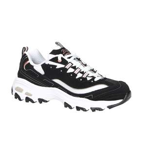Skechers Donna Sneakers 13154 Nero Bianco Scarpe Chunky - Product Image 6