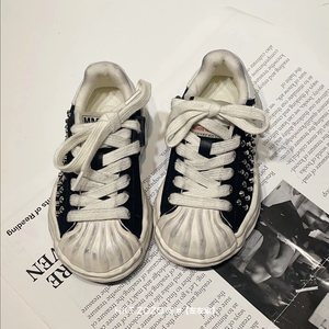 TBS 2025 Autunno Nuove <span class=keywords><strong>Scarpe</strong></span> Casual per Bambini in Tela con Rivetti e Effetto Vissuto, Trendy e Cool, con Punta a Conchiglia - Product Image 5