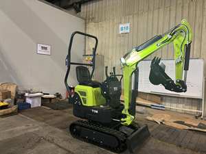 Europe T10E electric mini excavator 1Ton operation weight with Top brand CATL lithium <b>battery</b> with breaker - Product Image 1