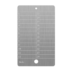 Crypto Wallet Indestructible Cold Wallet Backup Compatible con Nano S <span class=keywords><strong>Trezor</strong></span> y Keepkey Hardware Wallets - Product Image 1