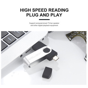 Portable Dual-Purpose Flip TPC <strong>USB</strong> Flash Drive with Type-C Interface Personalized Logo New Mobile Phone &amp; Computer <strong>Disk</strong> - Product Image 2