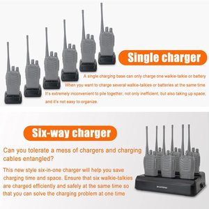 Base de Carga Multiunidad BAOFENG BF-888S para Seis Radios BF-888S 777S 666S <span class=keywords><strong>Retevis</strong></span> H-<span class=keywords><strong>777</strong></span> 88ST Plus Pxton (1 Paquete) - Product Image 5