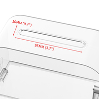 Boîte à lettres de collecte d'argent avec serrure à clé, boîte à commentaires transparente pour les votes, la collecte de dons et les suggestions de charité
