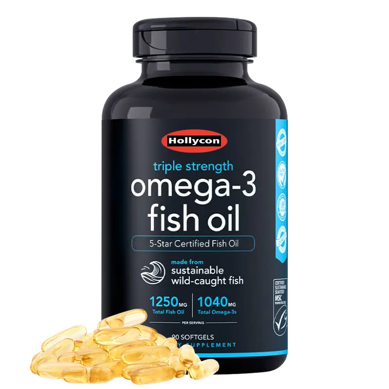 OEM高品質魚油ソフトカプセル免疫ブースト心臓脳健康サポートオメガ3魚油ソフトジェル