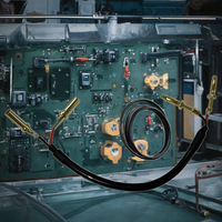 Connecteurs de solution de câblage personnalisables directs en usine câble d'alimentation DC mâle femelle cuivre PVC pour les applications de contrôle d'ordinateur