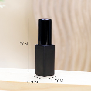 LK Packaging Matte White <b>Mini</b> Cylindrical Glass Empty Pump Sprayer Travel <b>Perfume</b> Bottle Screen Printed Plastic Collar Made - Product Image 3
