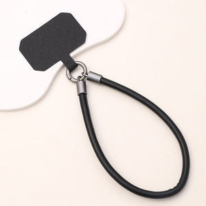 Universal Phone Lanyard Adjustable PU Leather Neck Strap With Phone Patch All <strong>Smartphones</strong> Wrist Strap Rope Phone Case Patch - Product Image 5