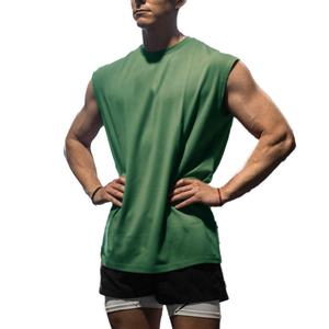 Men's Summer Tank Top for Fitness Quick Drying Breathable Knitted Sports Vest Loose Fit <b>Sleeveless</b> <b>T</b>-<b>shirt</b> Sporty Fitness - Product Image 4