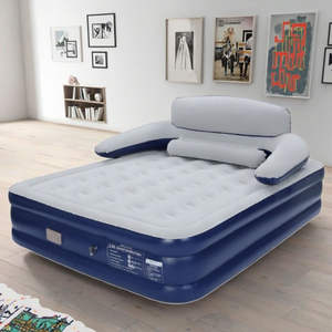 Matelas Gonflable Multicolore Tout Usage avec Dossier – Nouveau Mobilier de Maison pour une Séjour Confortable au Parc - Product Image 1