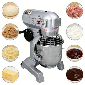 Impastatrice Professionale ad Alta Coppia, Mixer <span class=keywords><strong>per</strong></span> Impasti Pesanti, Ciotola in Acciaio Inox da 30L, 3 Velocità - Product Image 1