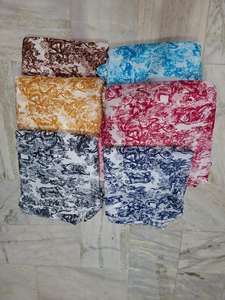 Tissu de haute qualité 100% coton, imprimé à la main en twill géométrique abstrait, lavé, pour rideaux, oreillers, confection de robes, tissu pour filles - Product Image 2