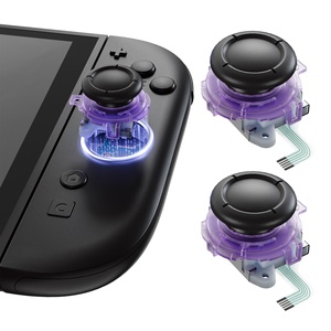 EXtremeRate Clear Atomic Purple Replacement 3D <b>Joystick</b> for Nintendo <b>Switch</b> 2 Joycon - Product Image 1