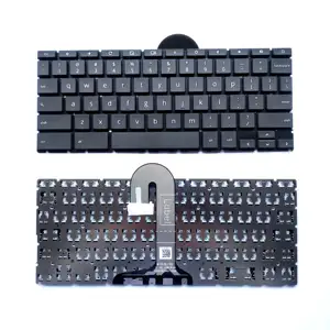 Custom brand new English Computer Keyboard Chromebook Notebook Keyboard Laptop Keyboard For Hp 11 G8 EE 0GAH US Thin/Grey Hat