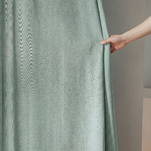 Voilages translucides en lin Wabi-Sabi, rideaux filtrants la lumière, voiles d'intimité, draperies pour balcon, tissu commercial, vente en gros, OEM - Product Image 3