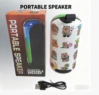 Penjualan Panas Speaker Portabel Nirkabel LED untuk Luar Ruangan dengan Lampu LED yang Dapat Diubah, Baterai 1200mAh & Mikrofon Terintegrasi.