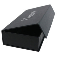 Boîte d'emballage rigide magnétique personnalisée pour montre, avec doublure en éponge, pour accessoires de montre connectée et de téléphone portable, boîte cadeau de luxe de haute qualité