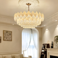 Lustre LED moderne de luxe à hauteur réglable, luminaire suspendu doré pour salon, salle à manger, restaurant, escalier