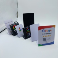 Carte de revue NFC personnalisée avec code QR pour les commentaires des clients professionnels