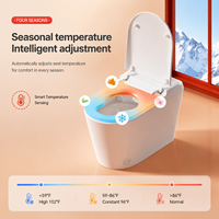 Meilleures ventes : WC intelligent électrique sans réservoir pour salle de bain, avec fonction de chasse automatique et capteur au pied