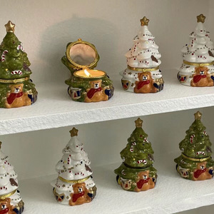 Bougie de cire de soja <span class=keywords><strong>parfum</strong></span>ée en forme <span class=keywords><strong>d</strong></span>'arbre de Noël <span class=keywords><strong>d</strong></span>'aromathérapie à la maison confortable naturelle avec des huiles essentielles Spa et <span class=keywords><strong>parfum</strong></span> cadeau de vacances - Product Image 1