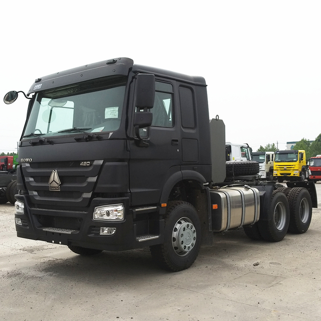 6*4 Wheel 420 HP New Sino 6x4 Prime Mover Right Hand Drive Sinotruk Howo Used Trailer Tractor Truck Head Trucks for Sale