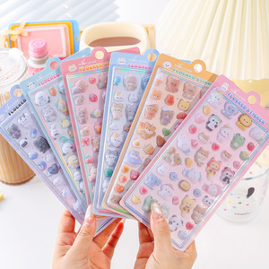 Autocollants floqués 3D en forme de bonbons de dessin animé, fabriqués en usine à Shenzhen, écologiques, en PVC imperméable, taille personnalisée pour le Japon - Modèle 2026 - Product Image 2