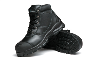 Botas de Seguridad con Puntera de Acero Estándar SBP, de Cuero Corregido Negro de Primera Capa - Product Image 6