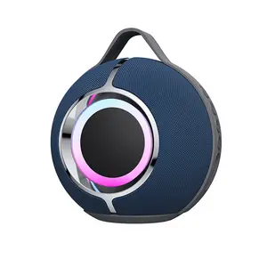 Petit haut-parleur sans fil sphérique Haut-parleur intelligent domestique Caisson de basses extérieur Haut-parleur Bluetooth