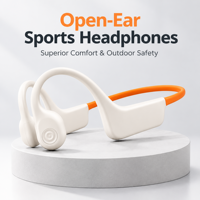 Untuk Headset Olahraga Neckband 6.0 dengan Kontrol Tombol Indikator Baterai LED Pengisian Daya Tipe-C Tahan Air IPX-6