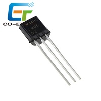Sensor Suhu Centigrade Presisi LM35DZ TO-92 LM35 Impedansi Rendah Asli Baru