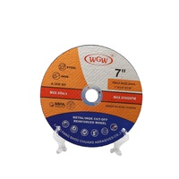 Disque de coupe T41-180x3x22.23mm 7 1/8 pouces pour métal, disque de coupe en métal 80 m/s 7 1/8 pouces pour meuleuse d'angle portable