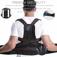 Correcteur de posture ajustable en gros pour le dos, ceinture respirante pour adultes universels, améliore la posture du dos