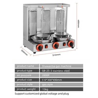 Machine Professionnelle à Shawarma et Poulet, Prix d'Usine, Robot de Fabrication de Barbecue et Kebab Doner