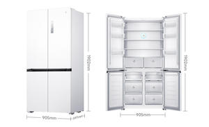 Refrigerador Original Mijia 518L con Puerta Cruzada, Color Blanco Pluma, 597 mm Ultrafino, Integrado, Inverter, Sin Escarcha, Inteligente - Product Image 2
