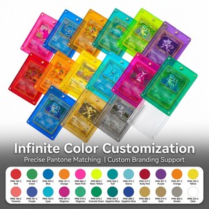 Porta Carte Magnetico in Acrilico Premium, Colori Vivaci Personalizzati, Protezione per Carte Collezionabili PSA <span class=keywords><strong>DNA</strong></span> Sportive, Produzione di Fabbrica - Product Image 5