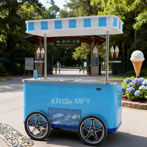 Congélateurs à glace miniatures avec vitrine incurvée, vente directe d'usine 2025, pour supermarché - Product Image 3