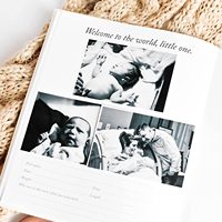 Neues Erinnerungs- und Meilensteinbuch für Neugeborene – Baby-Fotoalbum und personalisiertes Tagebuch für Schwangerschaft und Baby