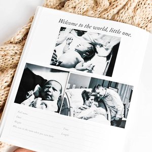 Mới sinh ra lưu ý cuốn sách bà mẹ Bộ nhớ & Milestone bé Album ảnh bé Album ảnh tùy chỉnh Tạp Chí cuốn sách in ấn mang thai Tạp Chí - Product Image 5