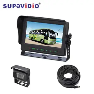 7 INCH Tft Color Lcd Screen Rear View Car Monitor System With Digital Waterproof Camera