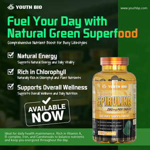 <span class=keywords><strong>Spiruline</strong></span> 3000mg à Approvisionnement Direct, Nutrition Protéinée Naturelle pour Adultes, En Stock, Marque Privée, Vente en Gros, 100 Portions - Product Image 2