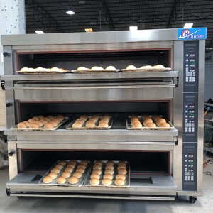 Fabricant professionnel commercial prix raisonnable 3 ponts 6 plateaux four électrique avec ardoise et vapeur pour la <span class=keywords><strong>boulangerie</strong></span> - Product Image 4