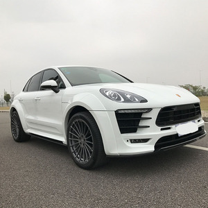 Runde para <span class=keywords><strong>PORSCHE</strong></span> <span class=keywords><strong>MACAN</strong></span>, Kit de cuerpo ancho de estilo PriorDesign modificado, parachoques delantero, labio trasero, falda lateral, ala trasera, rueda ancha, ceja - Product Image 5