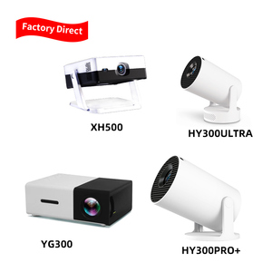 XH500 HY300pro YG300 Smart <span class=keywords><strong>Android</strong></span> 11, Beamer bioskop rumah portabel <span class=keywords><strong>Mini</strong></span> Dual Wifi BT 1080P mode Terbaik - Product Image 1
