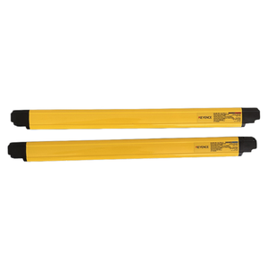 GL-R Series Safety <b>Light</b> <b>Curtain</b> Yellow Sensor Bar Industrial Protection Device IP65 Dual Output GL-R12L Safety - Product Image 1