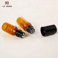 Flacon compte-gouttes en verre pour huiles essentielles, sérigraphié, forme ronde, personnalisable