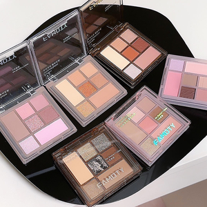 Палитра теней для век Private Label: 7 цветов, глиттер, шиммер, матовые тени, высокая пигментация, натуральные оттенки, косметика для макияжа - Product Image 1